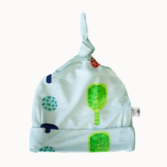 Pickleball Print Beanie | Cloud Blue